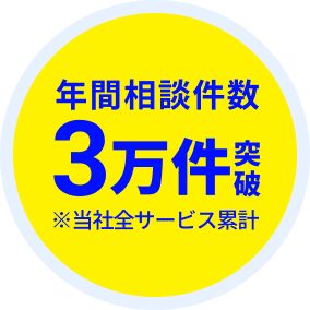 年間相談件数3万件突破